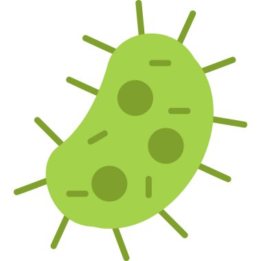 green ladybug icon. simple illustration of bug vector icons for web