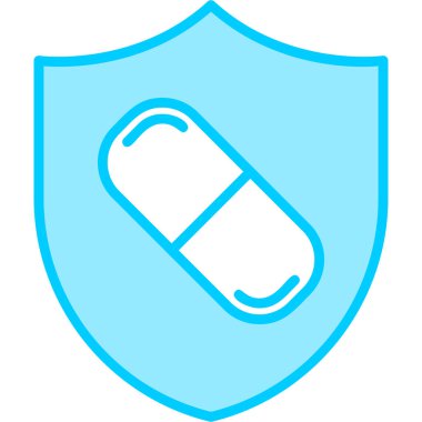 Sağlık hizmetleri web simgesi basit illüstrasyon