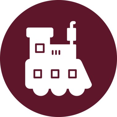 Train toy modern vector icon illustration