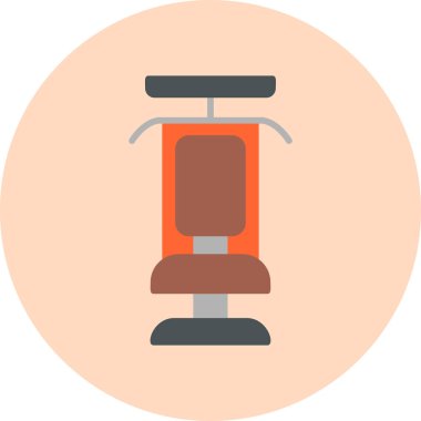 Spor makinesi modern simge, vektör illüstrasyonu