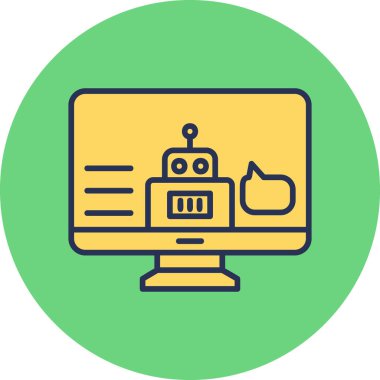 Kişisel ve ticari kullanım için yardımcı illüstrasyon simgesi tasarımı.