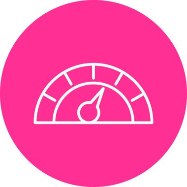 güç metre vektör simgesi 