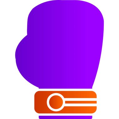 Boks eldiveninin resim simgesi vektörü.