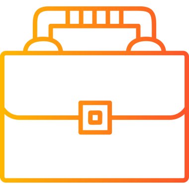 Çanta. Web simgesi basit tasarım 