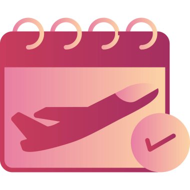 Takvim simgesi, modern tasarım illüstrasyonu