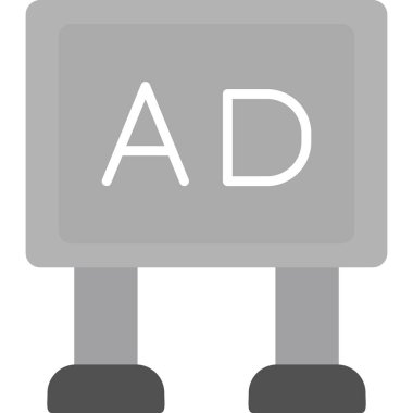 Poster simge vektör çizim