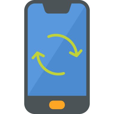 Smartphone Simgesi, vektör illüstrasyonu