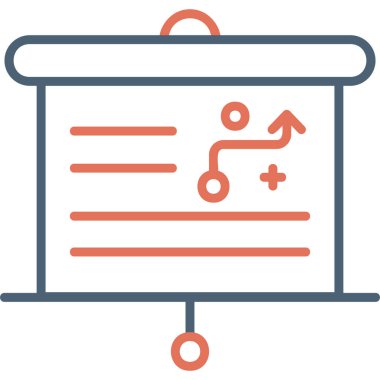 Strateji. Web simgesi basit tasarım 