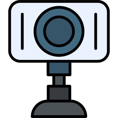 Web kamerası, basit Webcam simgesi tasarımı