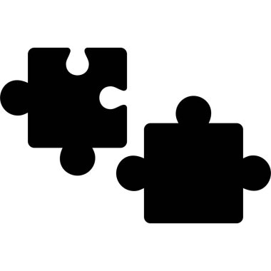 Bulmaca simgesi vektör çizimi