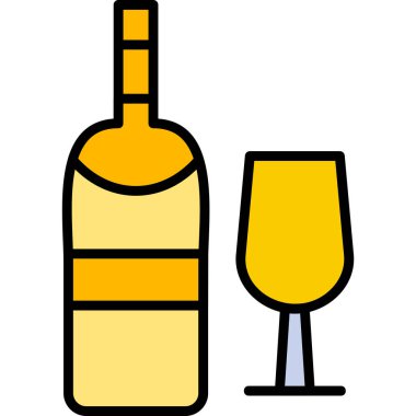 meyve suyu simgesi, vektör illüstrasyonu 