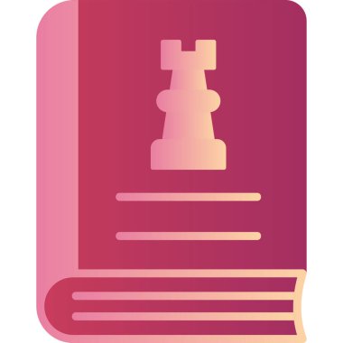 Kitap simgesi, modern tasarım illüstrasyonu