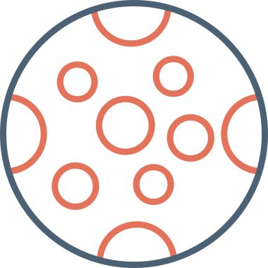 Ayın soyut web renk çizimi  