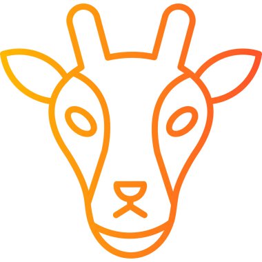 Tavşan. Web simgesi basit illüstrasyon