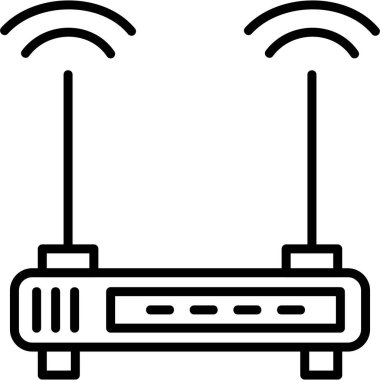 Router modern vector icon illustration