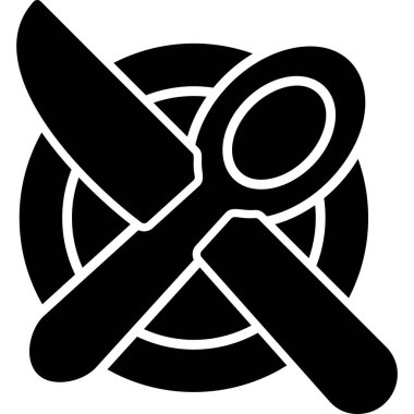 Menünün illüstrasyon vektör simgesi 