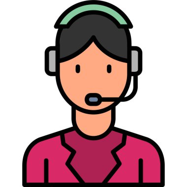 call center. vector illustration, Customer Service