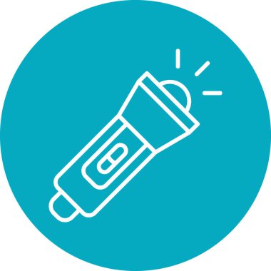 el feneri. Web simgesi basit illüstrasyon 