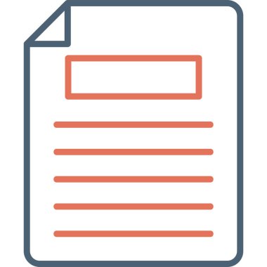 İki. Web simgesi basit illüstrasyon