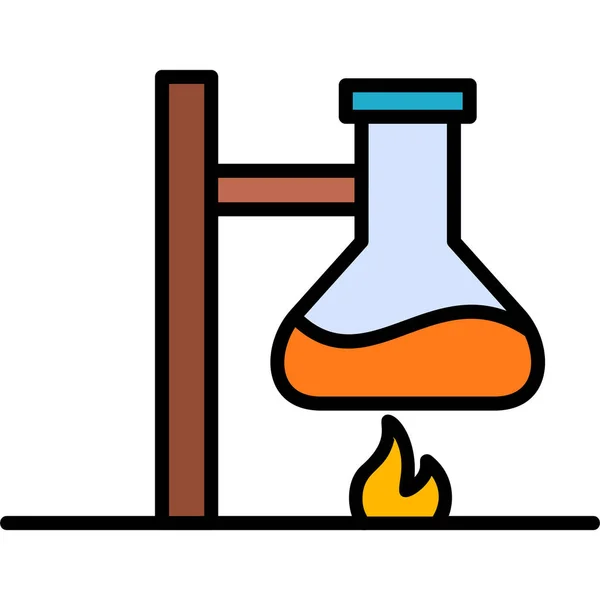 Tubo Ensaio Ilustração Simples —  Vetores de Stock