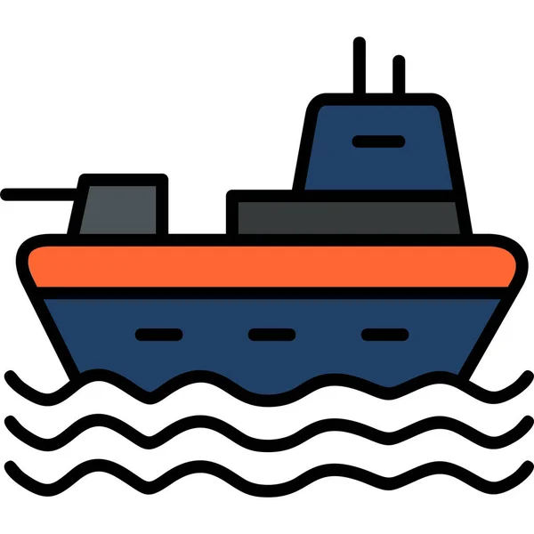 Ship Icon Vector Illustration — Stock Vector