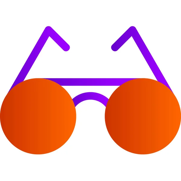 Gafas Sol Icono Vector Ilustración — Archivo Imágenes Vectoriales