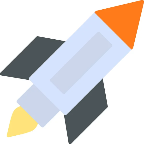 Rakete Moderne Ikone Vektor Illustration — Stockvektor