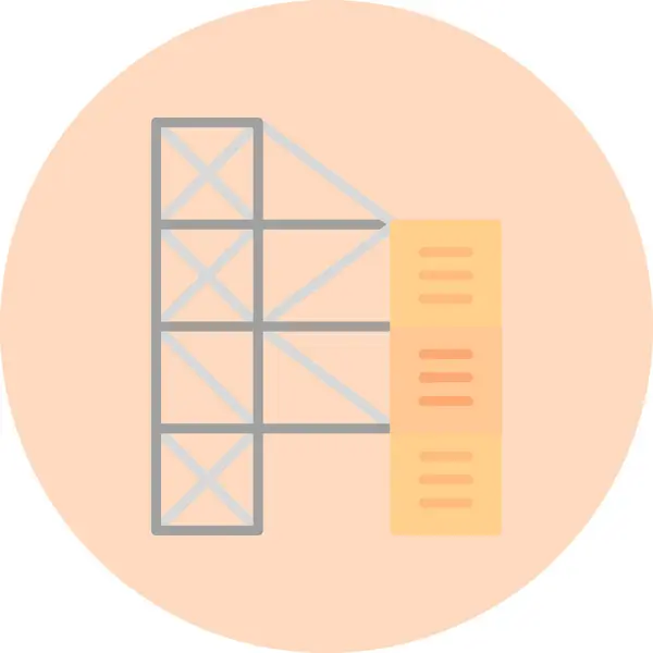 Construção Ícone Web Ilustração Simples —  Vetores de Stock