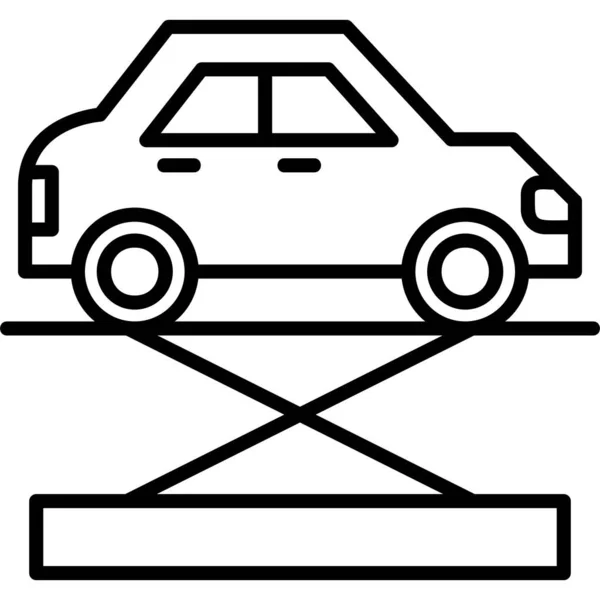 Coche Jack Icono Moderno Vector Ilustración — Archivo Imágenes Vectoriales