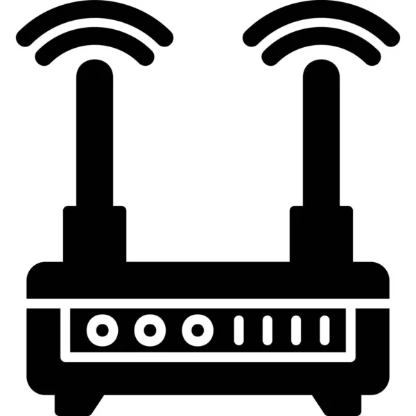 Wifi Router Modern Vector Icon Illustration — Vector de stock