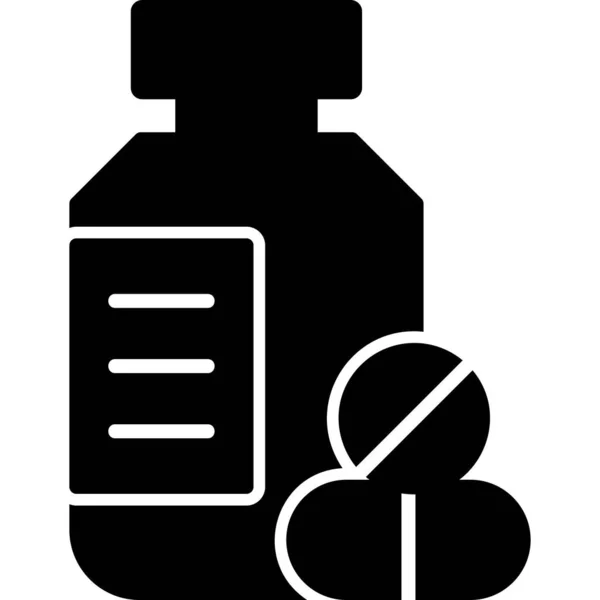 Φάρμακα Εικονίδιο Διανυσματική Απεικόνιση — Διανυσματικό Αρχείο