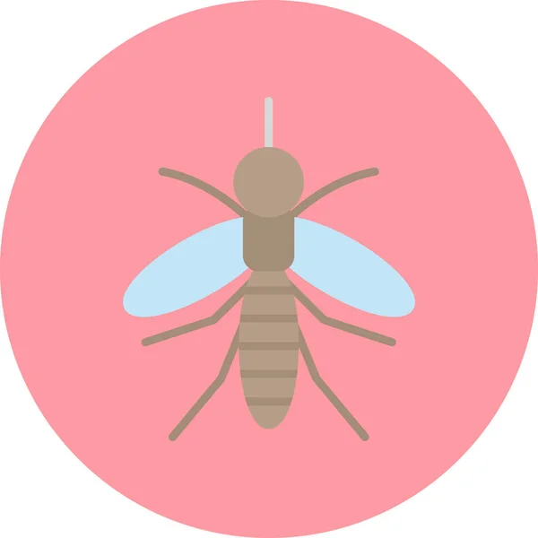 Mückensymbol Vektor Illustration — Stockvektor
