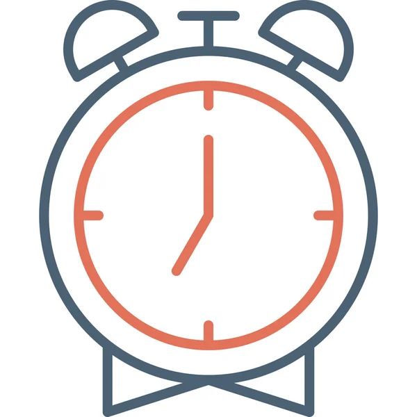 Reloj Despertador Ilustración Digital Del Dispositivo Smartphone — Vector de stock