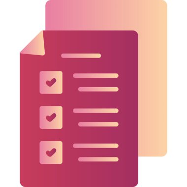 Sınav simgesi, modern tasarım illüstrasyonu