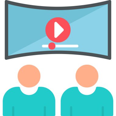 Görüntülü konuşma. Basit resimleme