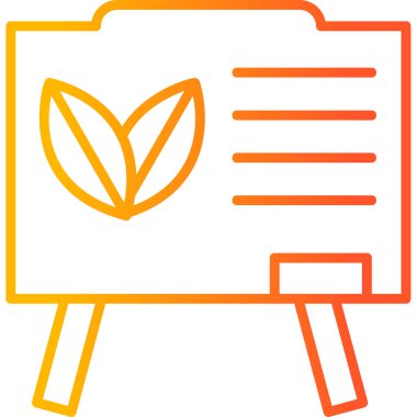 Sanat terapisi ikonu, modern tasarım illüstrasyonu