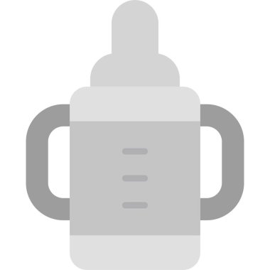 bebek besleme şişesi, grafik illüstrasyon  