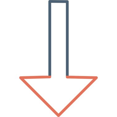 Yön gösteren ok, ağ basit simgesi