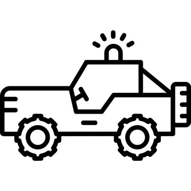 Bir kamyon simgesinin çizimi