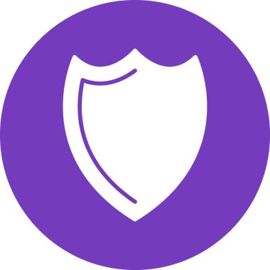 shield icon, simple web illustration