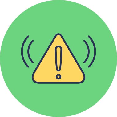 uyarı simgesi vektör illüstrasyonu