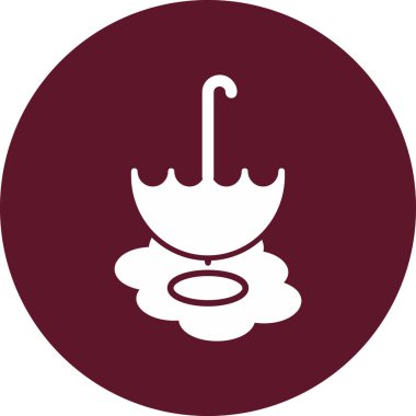 Umbrella icon modern vector illustration