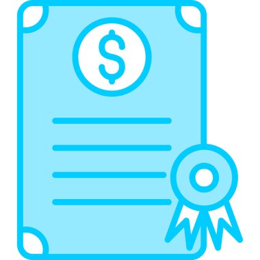 Bond simgesi, modern tasarım illüstrasyonu