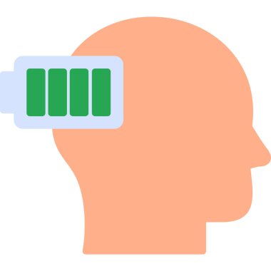 Enerji. Web simgesi basit illüstrasyon