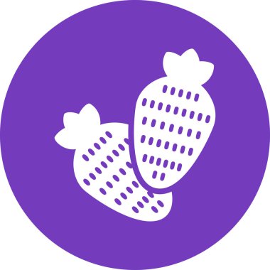 Çilek Ağı simgesi basit illüstrasyon