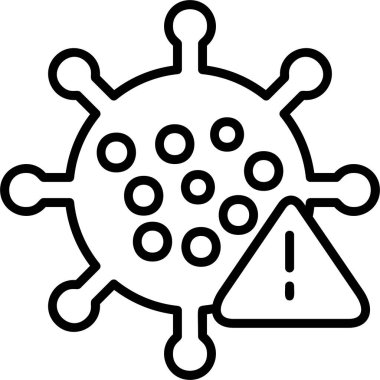 Virus icon modern vector illustration 