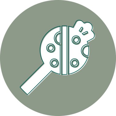 Lolipop simgesi, modern tasarım illüstrasyonu