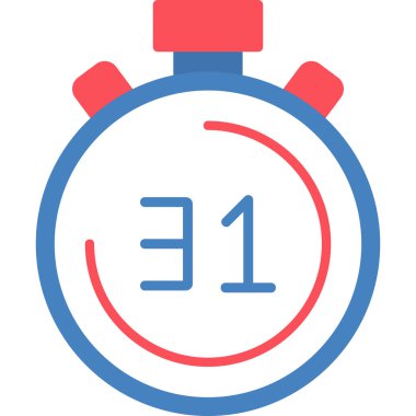 Kronometre Web simgesi basit tasarım