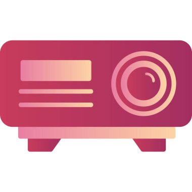 Projector web icon vector illustration