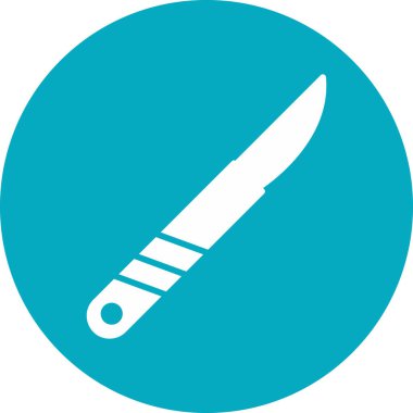 Surgical knife tool icon. vector illustration